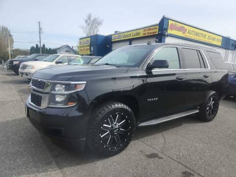 2015 Chevrolet Tahoe for sale at QUALITY AUTO RESALE in Puyallup WA