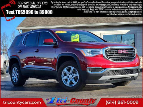 2019 GMC Acadia for sale at Tri-County Pre-Owned Superstore in Reynoldsburg OH