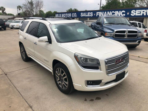 2013 GMC Acadia for sale at MR B Motor Co in Brownsville TX