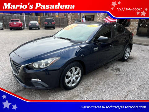 2015 Mazda MAZDA3 for sale at Mario's Pasadena in Pasadena TX