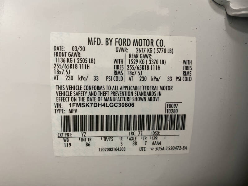 2020 Ford Explorer XLT