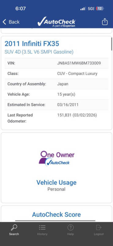 2011 Infiniti FX35