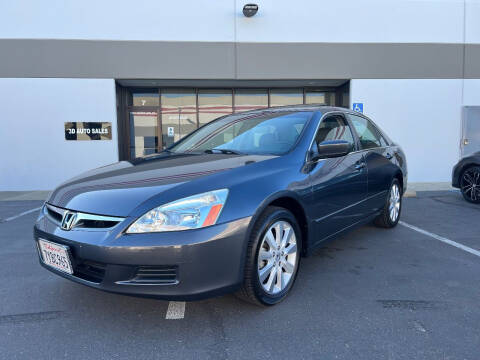 2007 Honda Accord for sale at 3D Auto Sales in Rocklin CA