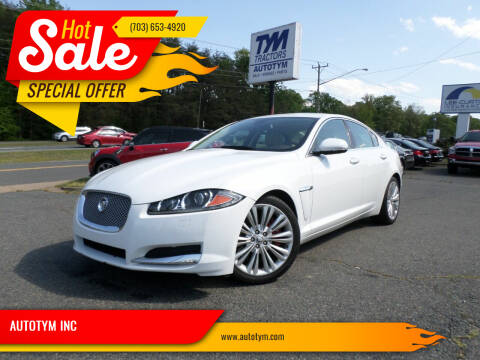 2012 Jaguar XF for sale at AUTOTYM INC. in Fredericksburg VA