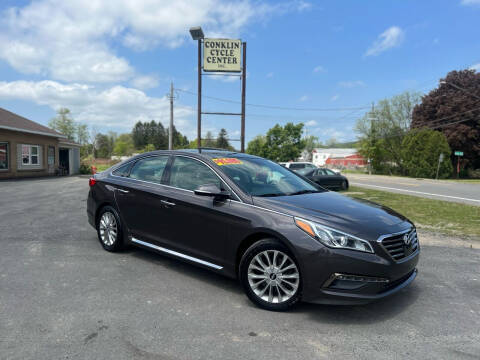 2015 Hyundai Sonata for sale at Conklin Cycle Center in Binghamton NY