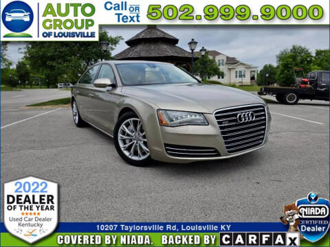 2012 Audi A8 L for sale at Auto Group of Louisville in Louisville KY