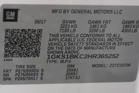2017 GMC Yukon SLT