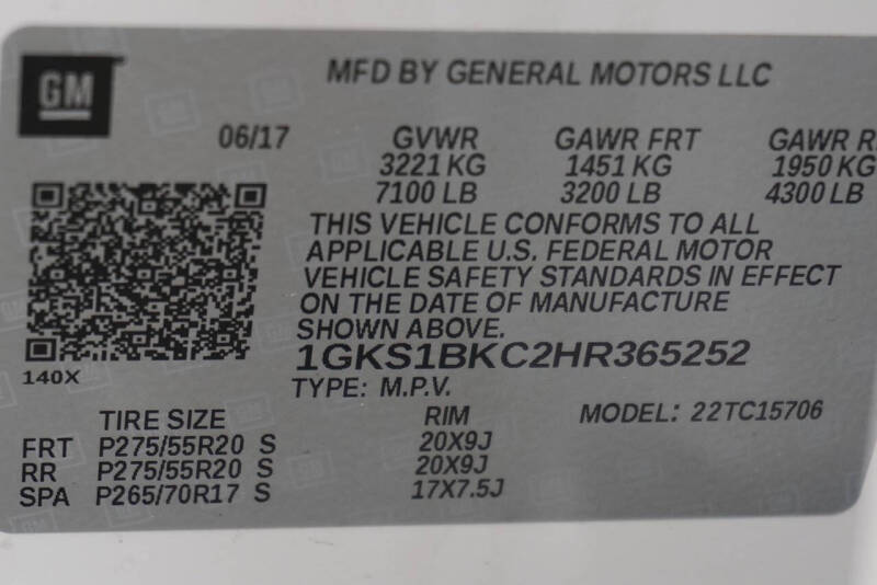 2017 GMC Yukon SLT