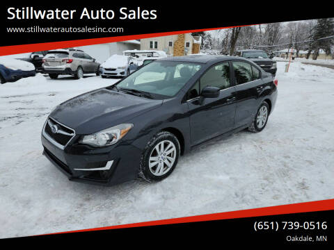 2016 Subaru Impreza for sale at Stillwater Auto Sales in Oakdale MN