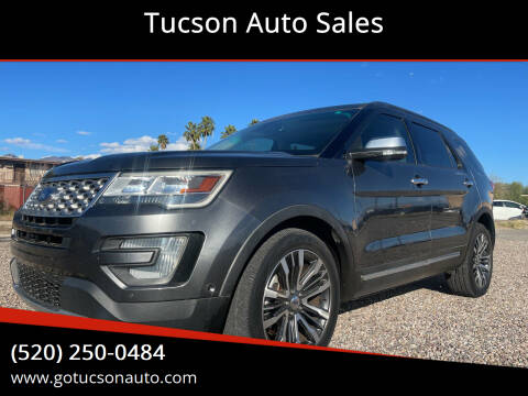 2016 Ford Explorer for sale at Tucson Auto Sales in Tucson AZ