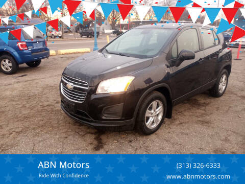 2016 Chevrolet Trax for sale at ABN Motors in Redford MI