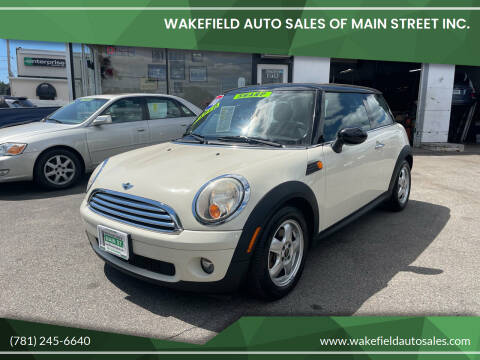 2010 MINI Cooper for sale at Wakefield Auto Sales of Main Street Inc. in Wakefield MA