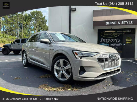 2019 Audi e-tron for sale at Shine & Style Imports in Raleigh NC