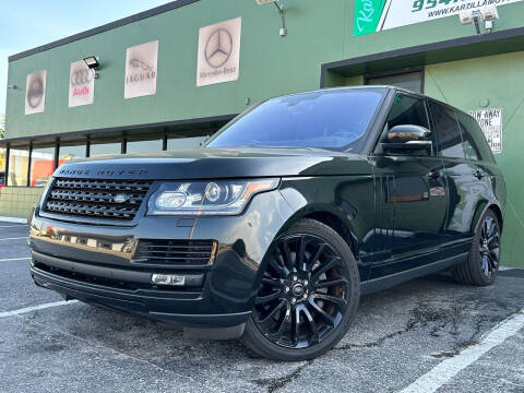 2016 Land Rover Range Rover for sale at KARZILLA MOTORS in Oakland Park FL