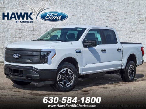 2024 Ford F-150 Lightning for sale at Hawk Ford of St. Charles in Saint Charles IL