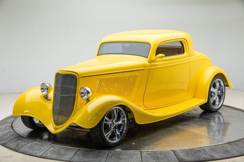 1934 Ford 3 window coupe for sale at Duffy's Classic Cars in Cedar Rapids IA