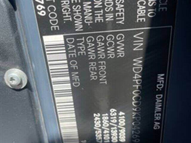 2019 Mercedes-Benz Sprinter