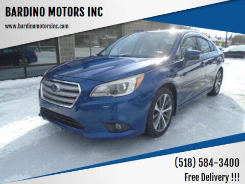 2016 Subaru Legacy for sale at BARDINO MOTORS INC in Saratoga Springs NY