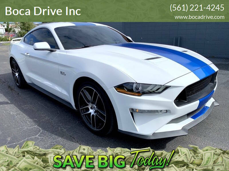 2018 Ford Mustang for sale at Boca Drive Inc in Oakland Park FL