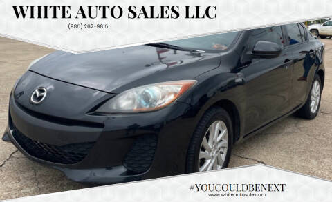 2012 Mazda MAZDA3 for sale at WHITE AUTO SALES LLC in Houma LA