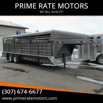 2023 GR 24FT STOCK TRAILER for sale at PRIME RATE MOTORS in Sheridan WY