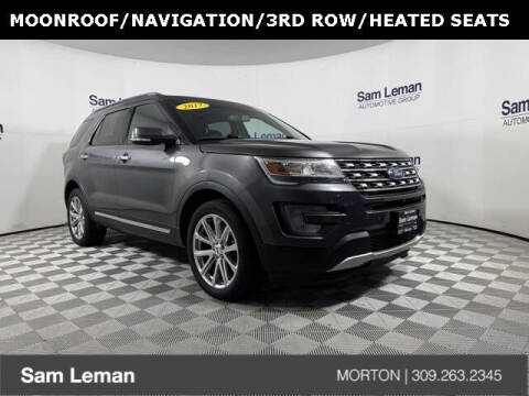 2017 Ford Explorer for sale at Sam Leman CDJRF Morton in Morton IL