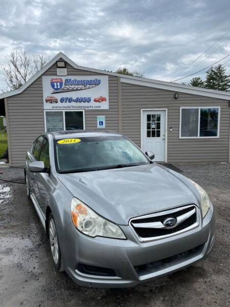 2011 Subaru Legacy for sale at ROUTE 11 MOTOR SPORTS in Central Square NY