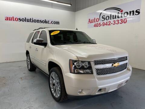 2012 Chevrolet Tahoe for sale at Auto Solutions in Warr Acres OK