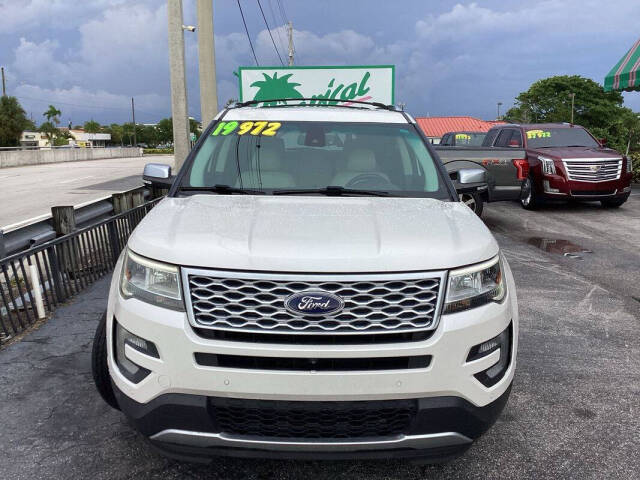 2017 Ford Explorer for sale at Tropical Auto Sales in North Palm Beach, FL