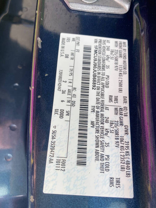 2018 Ford Escape Titanium