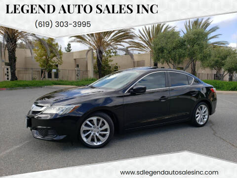 2016 Acura ILX for sale at Legend Auto Sales Inc in Lemon Grove CA