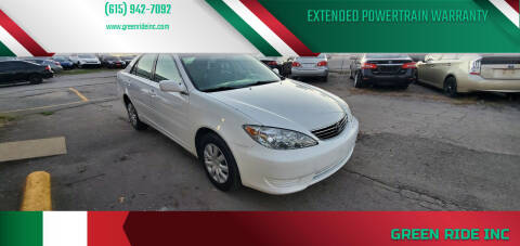 2006 Toyota Camry for sale at Green Ride Inc in Nashville TN