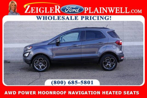 2018 Ford EcoSport for sale at Harold Zeigler Ford - Jeff Bishop in Plainwell MI