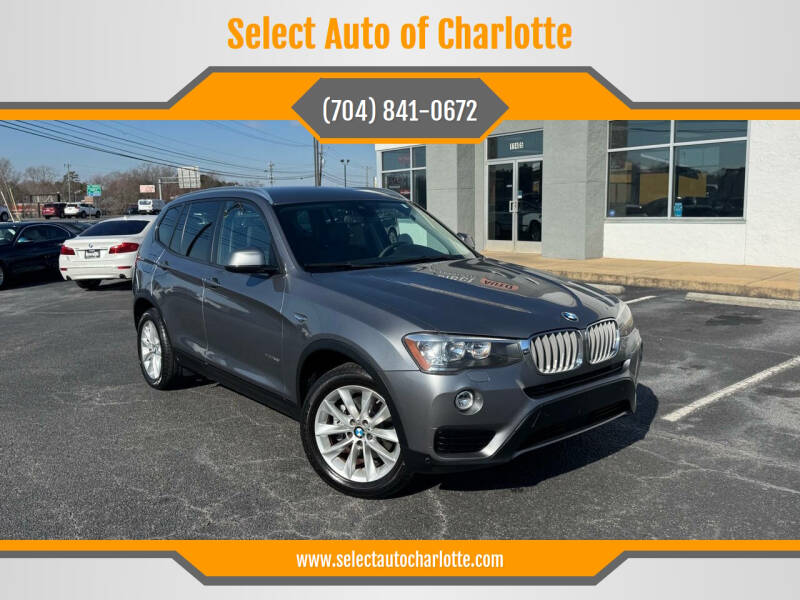 2015 BMW X3 for sale at Select Auto of Charlotte in Matthews NC