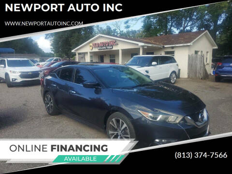 2017 Nissan Maxima for sale at NEWPORT AUTO INC in Tampa FL