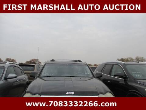 2007 Jeep Grand Cherokee for sale at First Marshall Auto Auction in Harvey IL