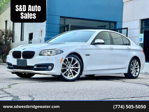 2016 BMW 5 Series for sale at S&D Auto Sales in West Bridgewater MA