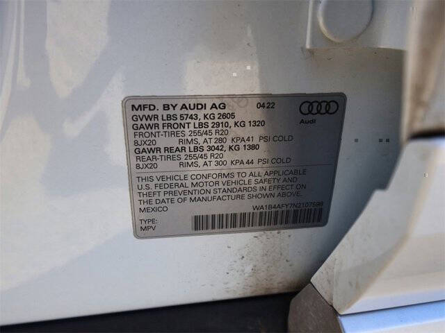 2022 Audi SQ5 3.0T quattro Premium Plus