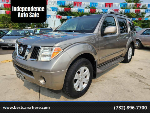 2005 Nissan Pathfinder for sale at Independence Auto Sale in Bordentown NJ