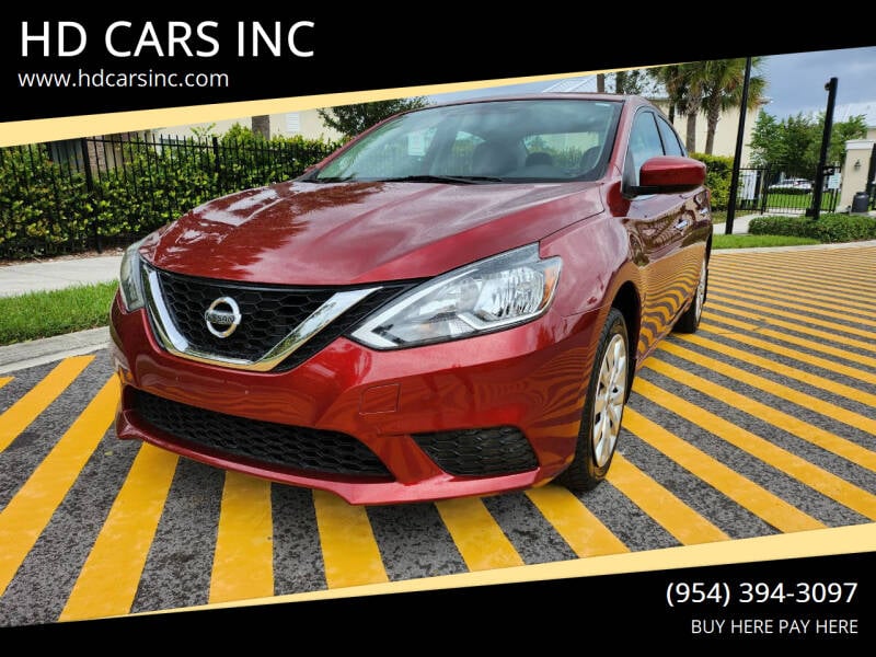 2016 Nissan Sentra for sale at HD CARS INC in Hollywood FL