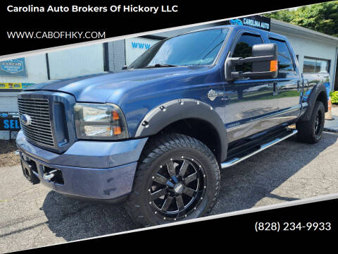 2007 Ford F-250 Super Duty for sale at Carolina Auto Brokers of Hickory LLC in Newton NC