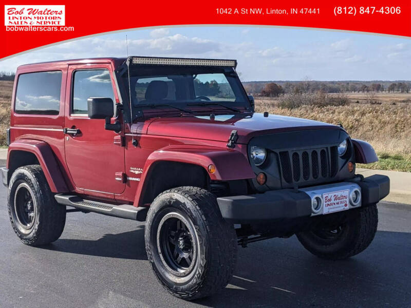 2012 Jeep Wrangler for sale at Bob Walters Linton Motors in Linton IN
