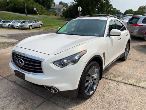 2013 Infiniti FX37 for sale at Motley's Auto World in Danville VA