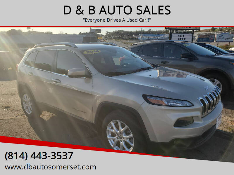 2014 Jeep Cherokee for sale at D & B AUTO SALES in Somerset PA