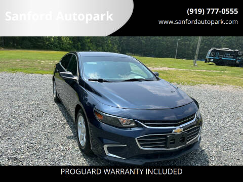 2016 Chevrolet Malibu for sale at Sanford Autopark in Sanford NC