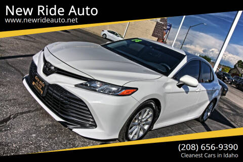 2018 Toyota Camry for sale at New Ride Auto in Rexburg ID