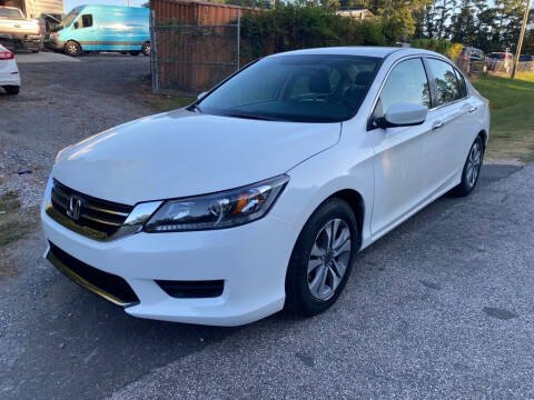 2014 Honda Accord for sale at CRC Auto Sales in Fort Mill SC