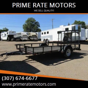 2021 Diamond-T 83" X 12FT UTILITY TRAILER for sale at PRIME RATE MOTORS in Sheridan WY