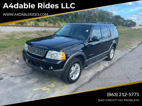2004 Ford Explorer for sale at A4dable Rides LLC in Haines City FL