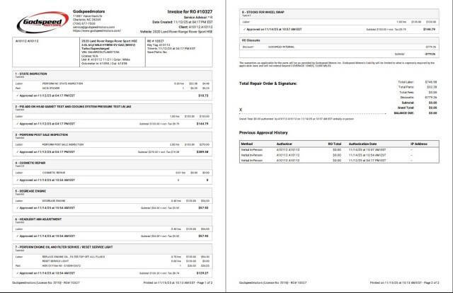 2020 Land Rover Range Rover Sport HSE